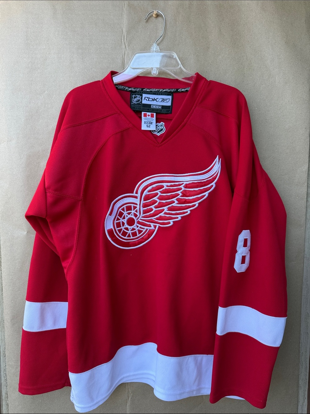 Reebok Premier NHL Jersey Detroit Redwings Justin Abdelkader Red